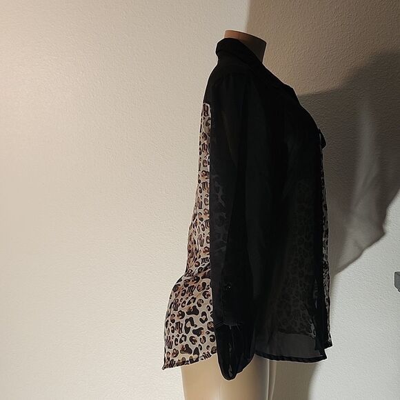 ROCAWEAR CLASSIC LONG SLEEVE TWO TONE CALLOR SHIRT - Picture 6 of 15